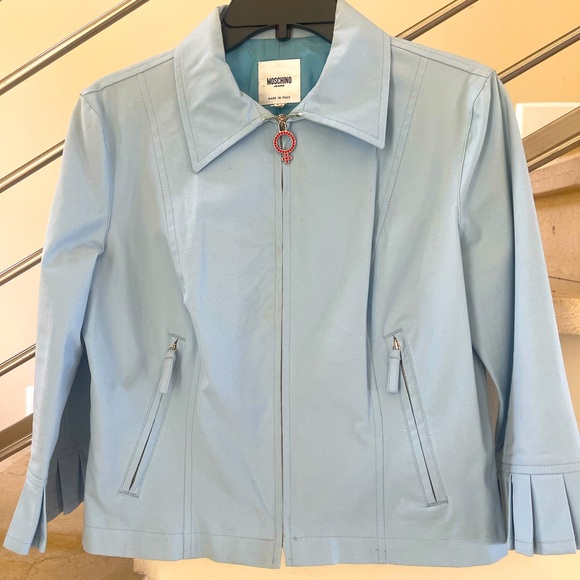 VINTAGE MOSCHINO blue JACKET